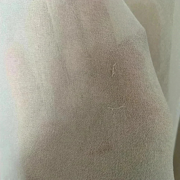 100% Silk Cream Joie Blouse/Top-Size Small - Picture 6 of 11